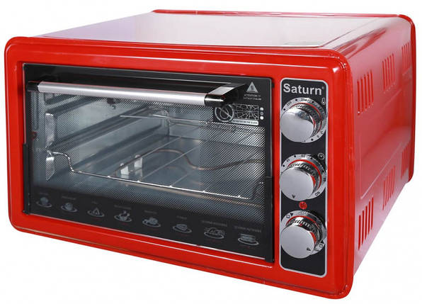 Електрична духовка Saturn ST - EC 1073 RED 33 літри, фото 2
