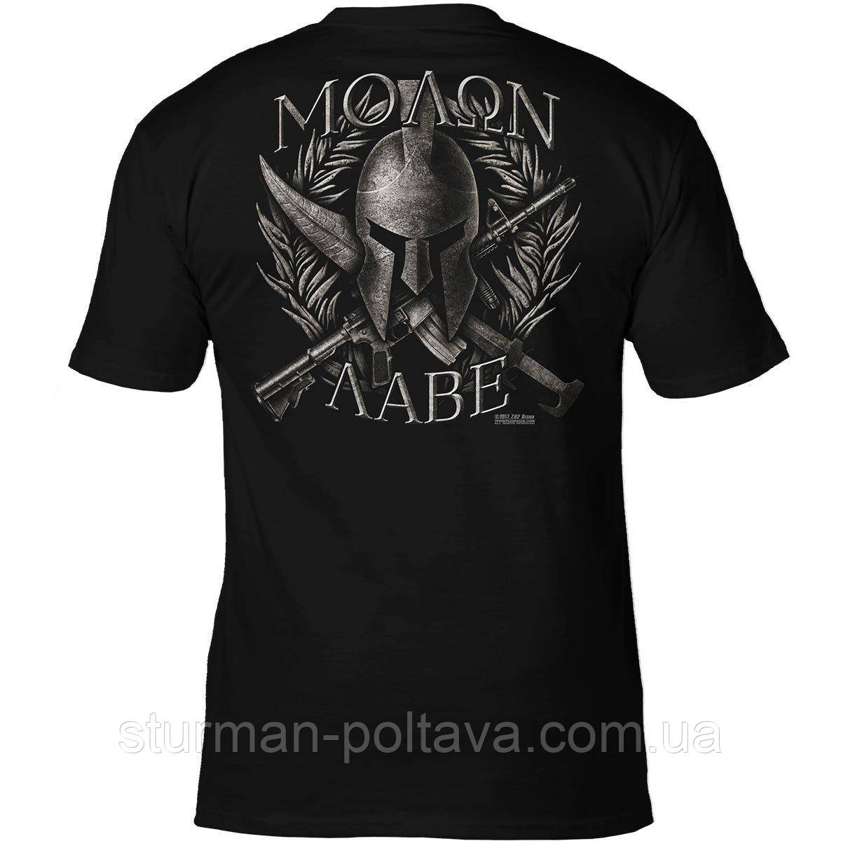 Футболка чоловіча 'Molon Labe' Premium Men's Patriotic — прийди та візьми 7.62 Design USA.розм - S