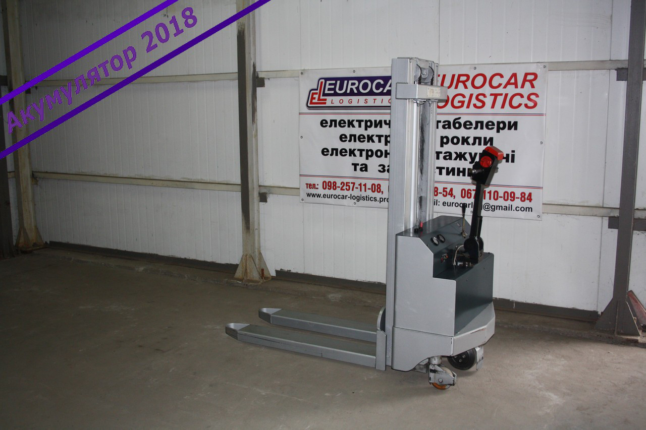 Штабелер електричний повідцевий б/к Manusur 1100kg 270 m Батарея НОВА!!!