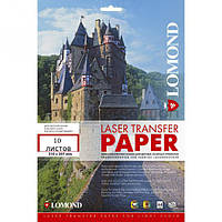 Термотрансферний папір для лазерного друку, використовується для світлих тканин A4 150 г/м2, 10 аркушів.