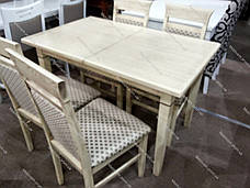 Стілець обідній Алла дерев'яний з оббивкою GOOD WOOD Руськополянський Меблевий Комбінат Явір, фото 3