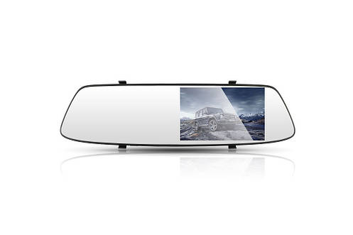 Дзеркало заднього виду з відеореєстратором DVR FullHD 1080p A23 c 2ся камерами, фото 1