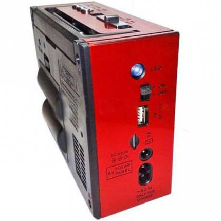 Радіоприймач колонка MP3 Golon RX-201 Red, фото 3