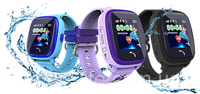 Водонепроникні Розумні Дитячі годинники з GPS-трекером Smart Baby Watch DF25 (Q100 Aqua/Q300)