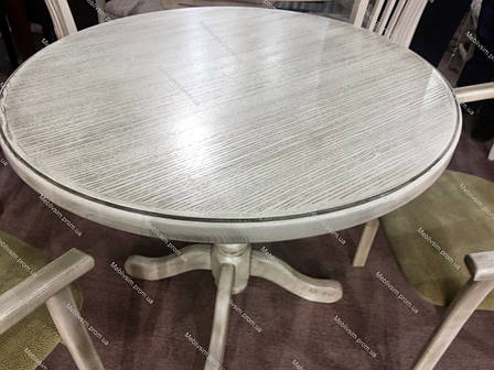 Круглий кухонний стіл К-2 GOOD WOOD Руськополянський Меблевий Комбінат Явір, фото 3
