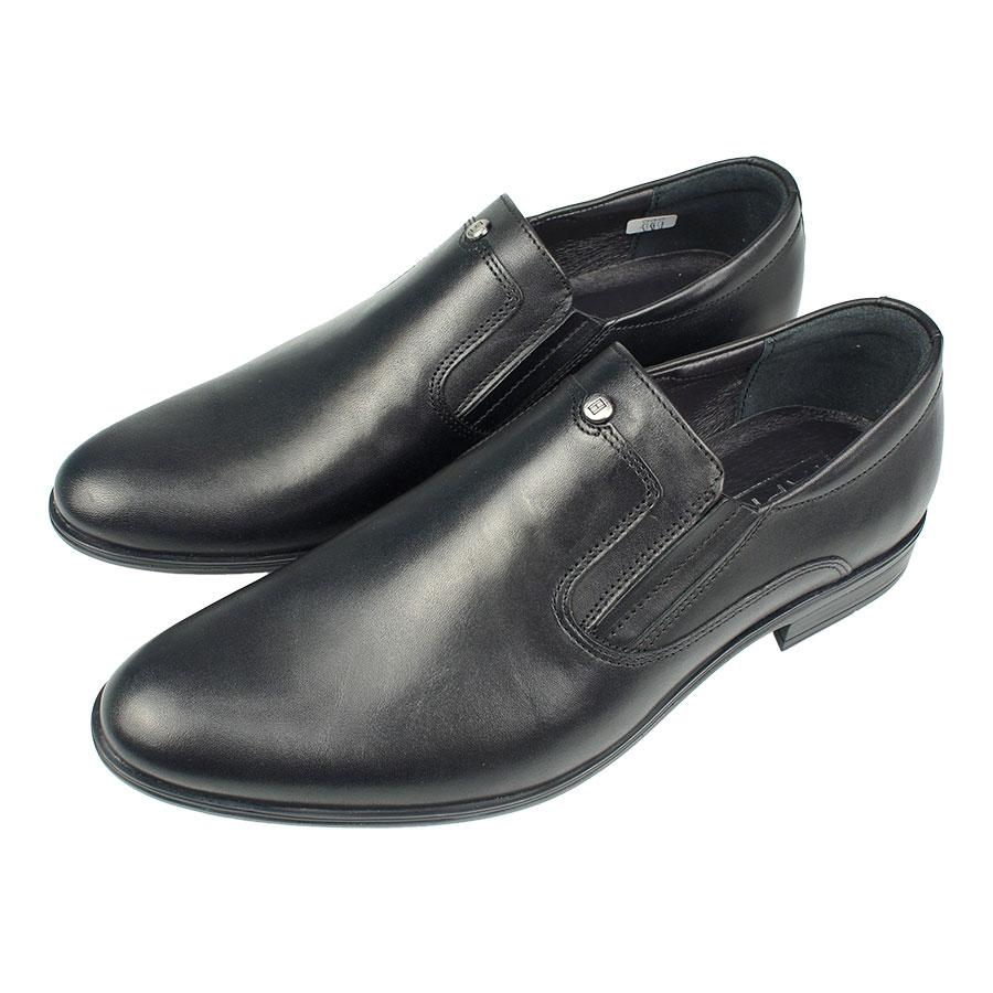 Чорні класичні шкіряні туфлі Tapi N-4603/186 Gzarny для чоловіків, фото 1