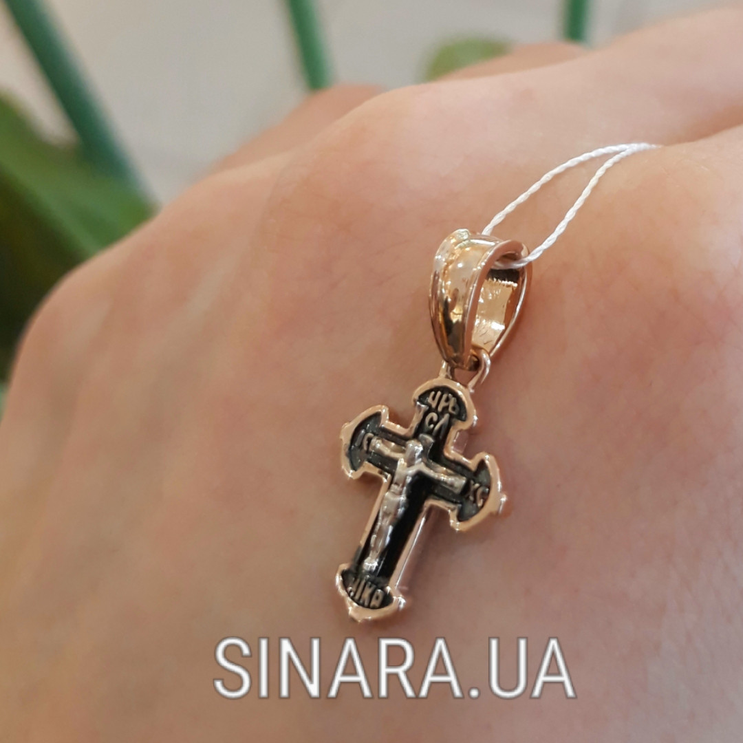 Золотой крестик на крестины - Золотой крестик для ребенка - Золотий ...