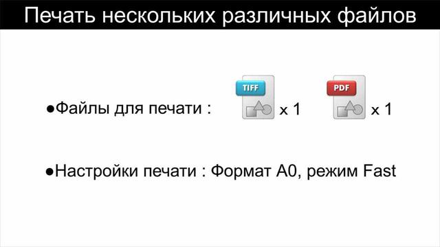 Можливість друку декількох різних файлів в Canon ipf tx Можливість друку декількох різних файлів в Canon ipf tx
