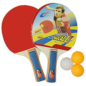 Набір для настільного тенісу 2 ракетки, 3 м'ячі з чохлом Macical, фото 2