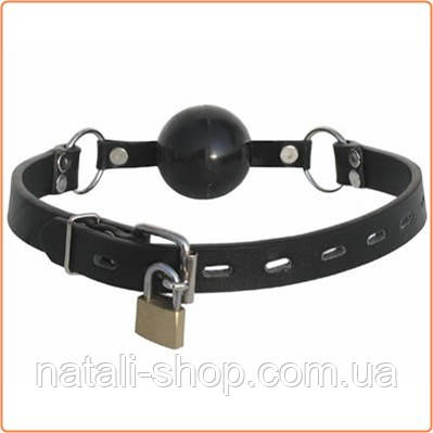 Капелюх Black Soft Ball Gag, фото 1