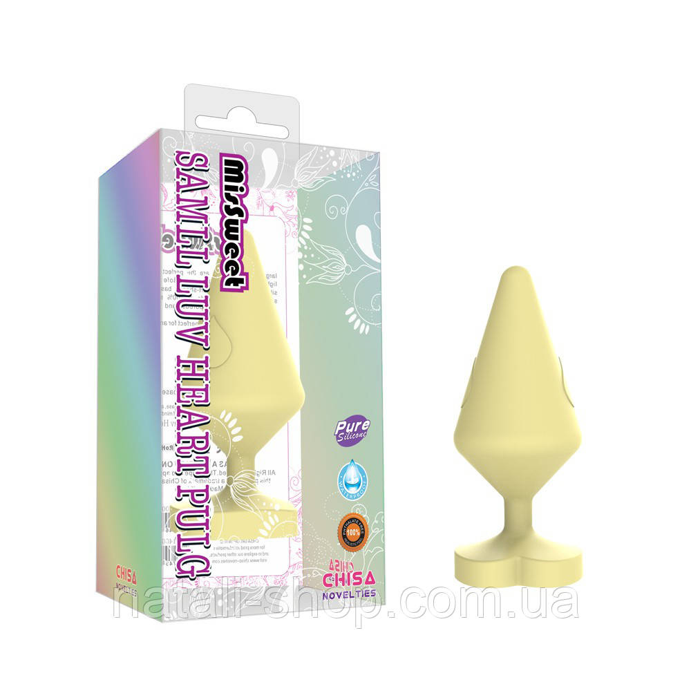 Анальний корок Small Luv Heart Plug, фото 1