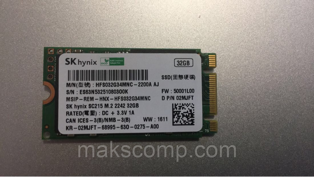 SSD Hynix 2240 32GB m.2 SATAIII