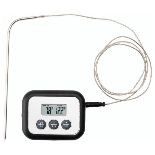 ФАНТАСТ Термометр/таймер для м'яса, цифровий чорний 20103016 IKEA, ІКЕА, FANTAST