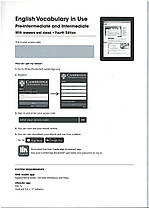 English Vocabulary in Use 4th Pre-Intermediate/Intermediate with answers and eBook, фото 3