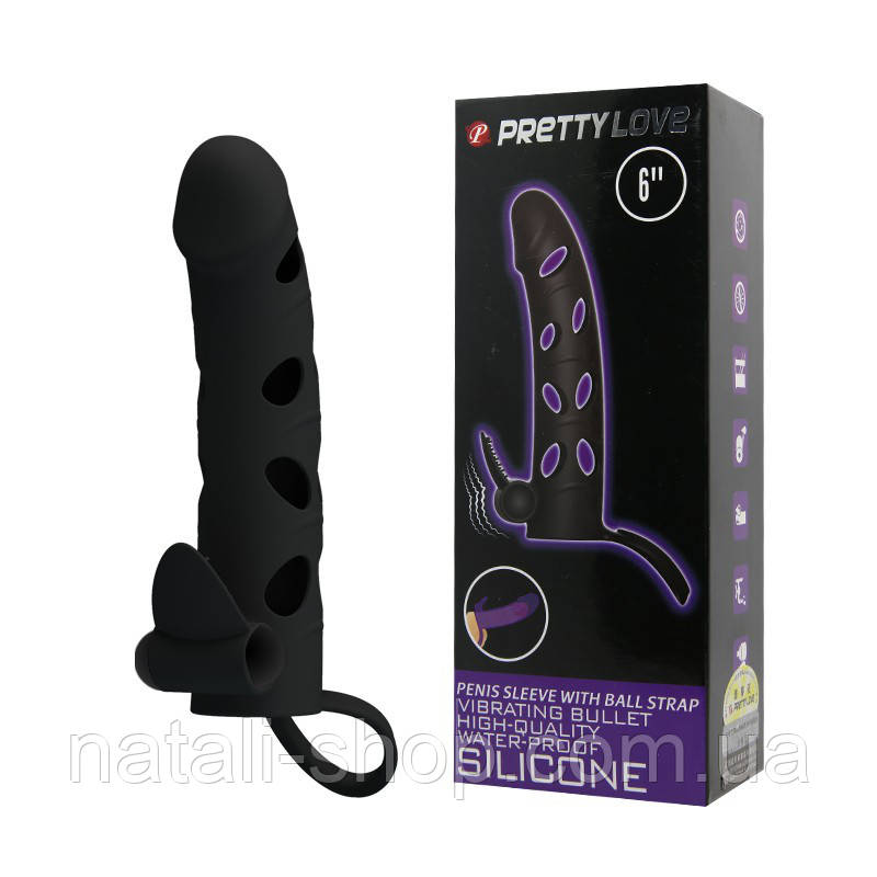 Насадка на пеніс Vibro Bullet
