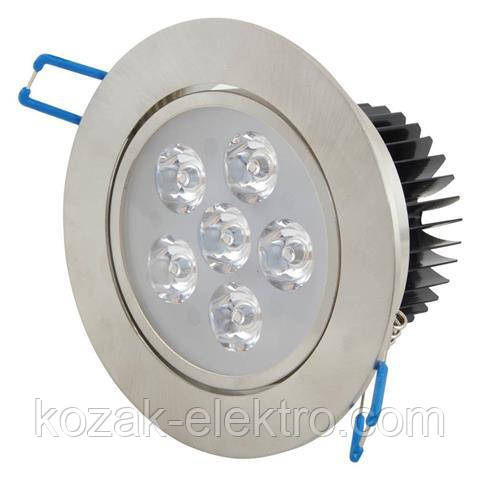 Світильник точковий VERA — 6 Вт LED (HL675L) 6400 K, фото 1