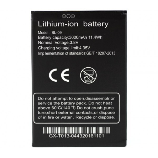 Акумулятор BL-09 для THL T9/T9 Pro, 3000мAh, фото 1