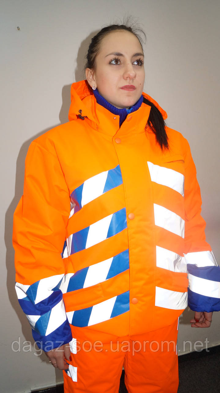 Костюм зимовий зі світловідбивною смугою - фото 1 - id-p676114158