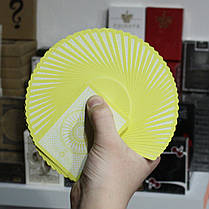 Карты игральные | Tally Ho Reverse Circle back (Yellow) Limited Ed. by Aloy Studios / USPCC, фото 2