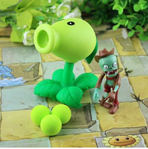 Іграшки Рослини проти зомбі Зелений Горохострел Plants vs zombies