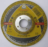 Абразивный шлифовальный армированный круг, зачистной диск kronenflex 125x6.0x22 klingspor