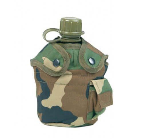 Фляга Mil-Tec в чехле с подстаканником US 1 л  (14506020), Германия