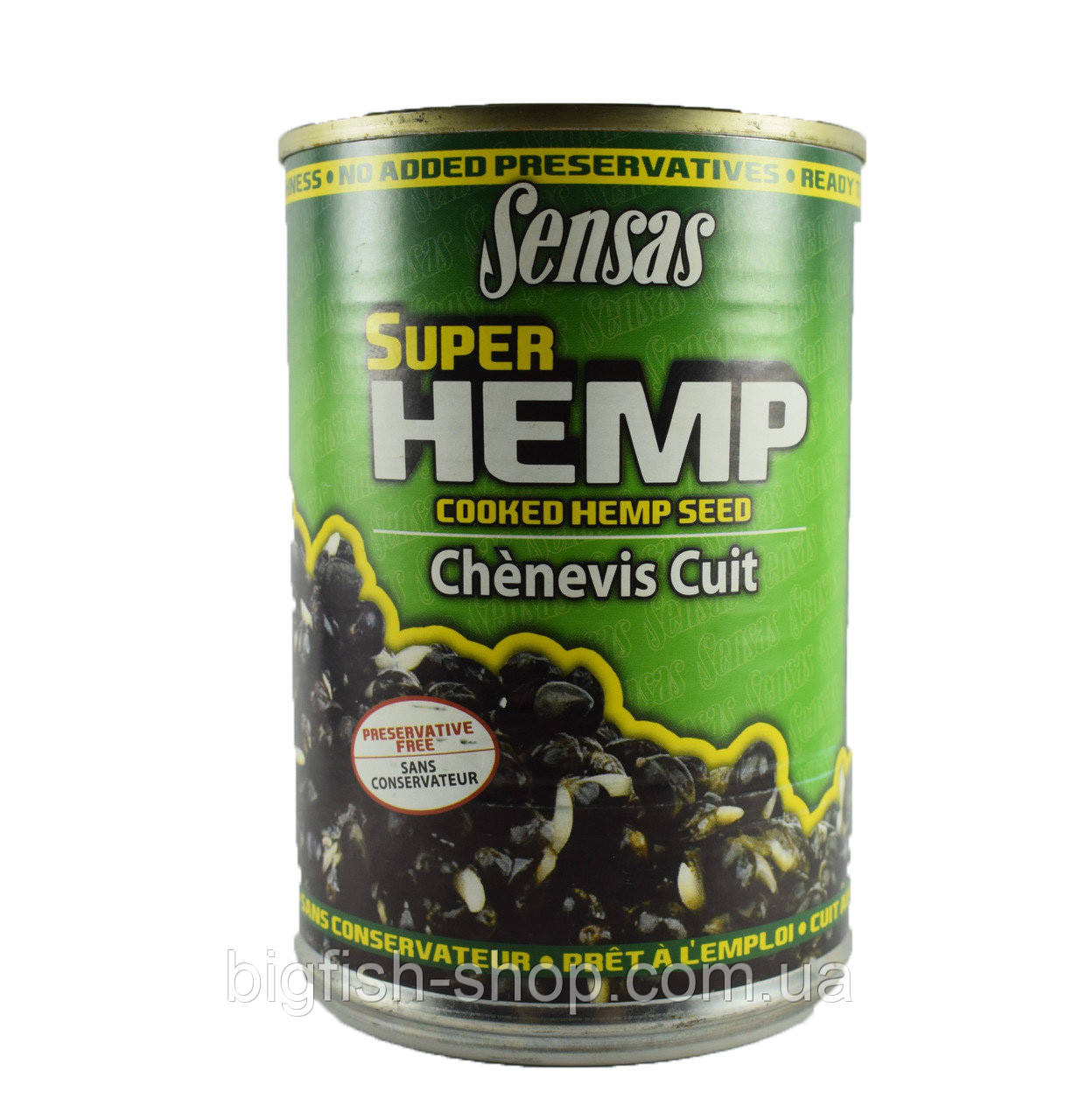 Домішка в прикорму зерна коноплі Sensas Super Hemp