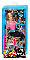 Лялька Барбі блондинка йога шарнірна Barbie Made to Move рухайся як я оригінал Mattel