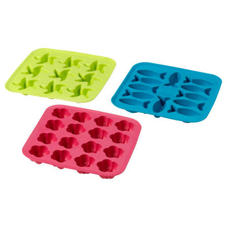 ПЛАСТИС Формочка для льда, розовый 601381131 IKEA, ИКЕА, PLASTIS, фото 2