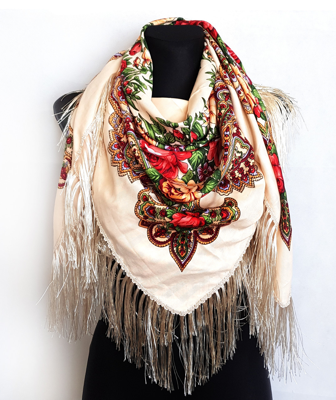 Хустка народна мотив, Злата молочна, фото 1