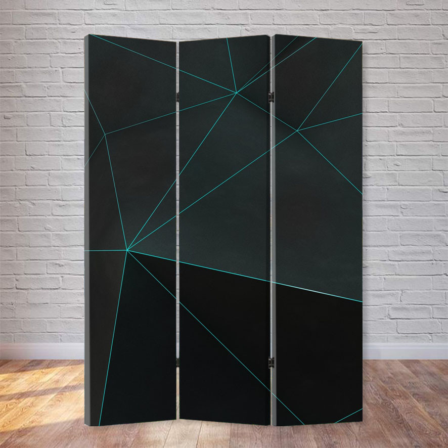 Ширма "Чорно-сірий орнамент"