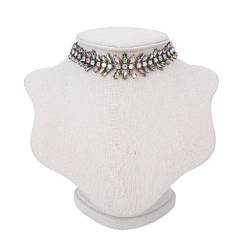 Кольє-чокер Кольорові кристали