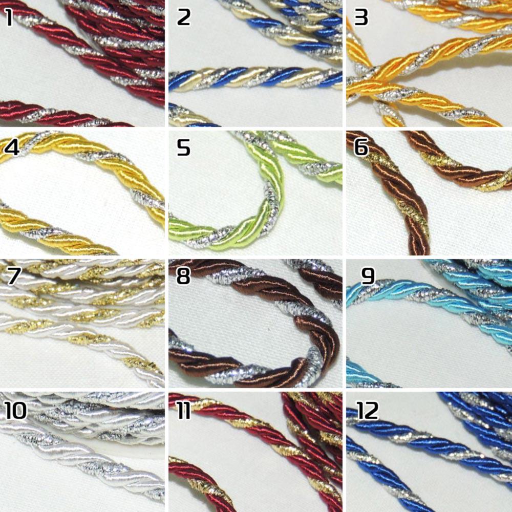 Кручений Шнур з люрексом 3мм в асортименті (60503.017)
