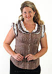 Блуза з тонкого батисту бавовна приталена Бл 045, фото 2