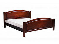 Ліжко півтораспальне з натурального дерева в спальню, дитячу Ассоль-2 120*200 Єлісєєвські меблі