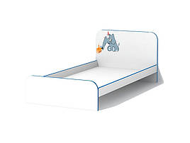 Ліжко дитяче з ДСП/МДФ без бортика Слоник Matroluxe