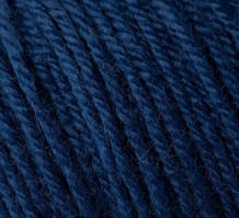 Нитки пряжа для в'язання напіввовна BABY WOOL XL GAZZAL Бебі вул хл Газзаєв № 802 - темний синій