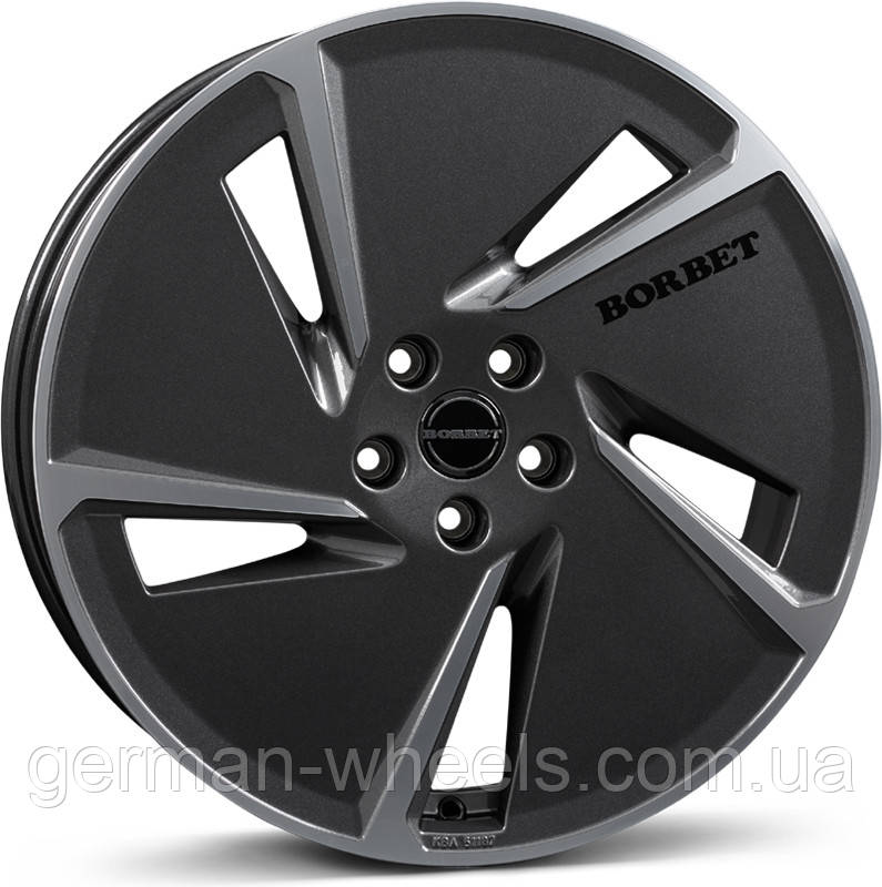 Диски Borbet Ae колір Antracite Polished Glossy параметри 7.5J x 20" 5 x 112 ET 45