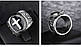 Чоловіче перстень-печатка із сталі з хрестом, р. 20, 20.5, фото 5