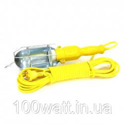 Світильник переноска 60w E27 220v 15м з вимикачем GAV 54-3