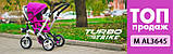 Алюмінієвий триколісний дитячий велосипед Turbo Trike M AL3645A-10 AL, фото 6