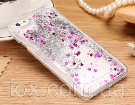 Чохол переливається (срібло) для Iphone 6 plus