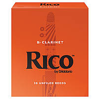 Трости для кларнета D'ADDARIO RICO Bb Clarinet #1.5 - 10 Box