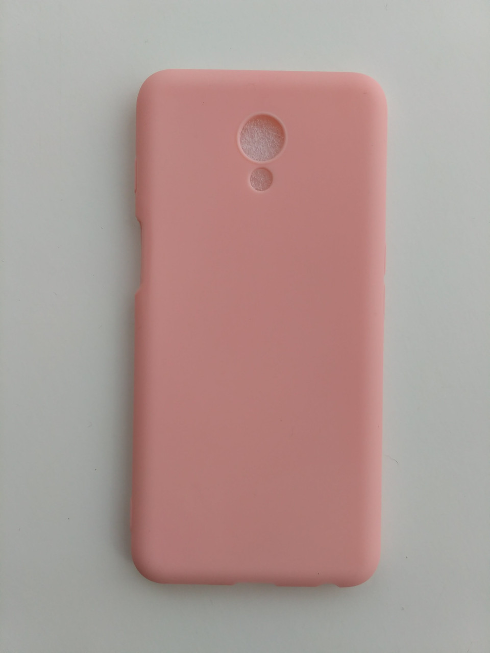Силіконовий чохол для Meizu M6s рожевий матовий Кораловий 1596P
