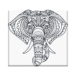 Розмальовка антистрес Слоненя 