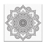 Розмальовка антистрес Мандала щастя