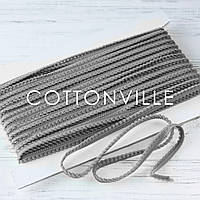 Тасьма 9 мм сіра