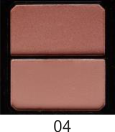 Двойные компактные румяна Parisa Cosmetics B-702 № 01 розово-коралловые 04