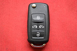 Корпус ключа Volkswagen Multivan, Caravelle, Caddy, з 2010 р. на 4 кнопки Оригінал