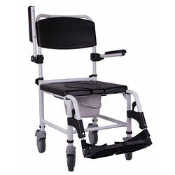 Крісло-каталка для душу з туалетом "OSD Wave" (колеса 5")